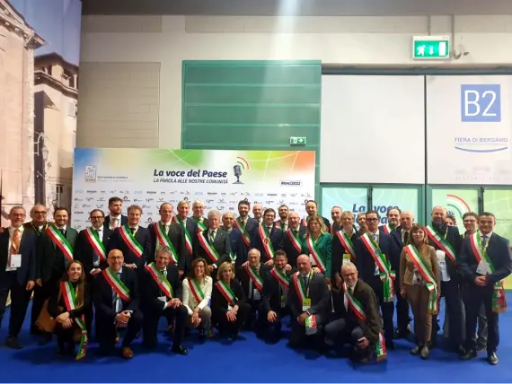 immagine dei sindaci a Bergamo immagine dei sindaci a Bergamo