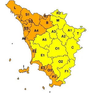Aree A6 ed E2 in arancione
