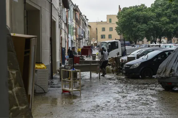 immagine dei territori alluvionati