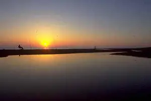 tramonto sul mare al Seggio