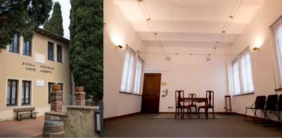 immagine del centro civico di bolgheri