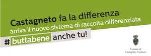 Grafica della campagna di comunicazione sulla nuova raccolta differenziata