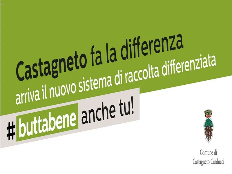 Grafica della campagna di comunicazione sulla nuova raccolta differenziata Grafica della campagna di comunicazione sulla nuova raccolta differenziata